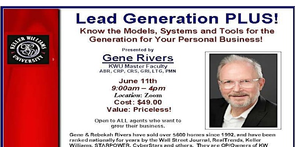 Lead Gen Plus with Gene Rivers !