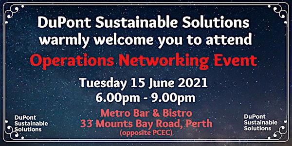 Operations Networking Event with DuPont Sustainable Solutions
