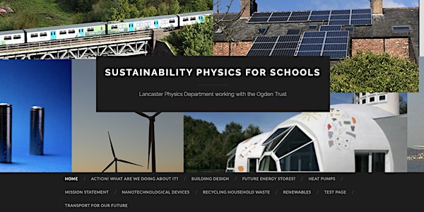 Launch of Sustainability Physics for schools:Together we can reach net zero