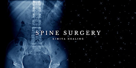 Group Healing Alchemy - Spine Surgery **FULLY BOOKED** primary image