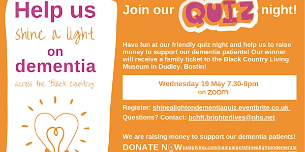 Shine a light on dementia quiz