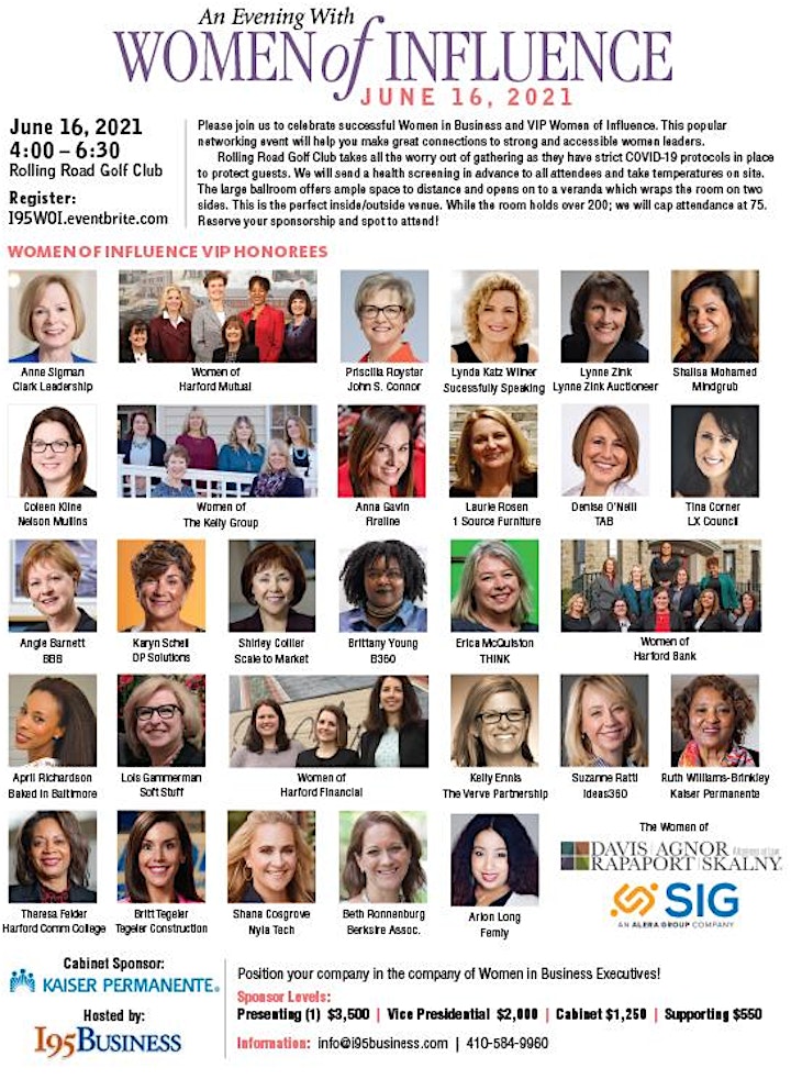 
		I95 BUSINESS Annual Women of Influence image
