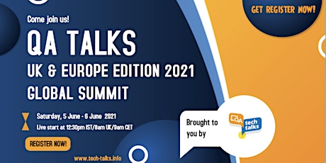 QA Talks - UK & Europe Edition 2021 Global Summit primary image