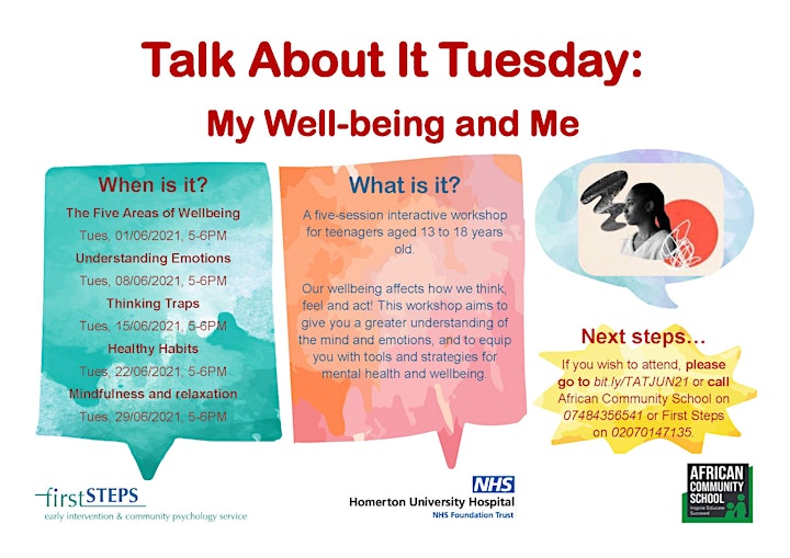 
		Talk About It Tuesday: My Well-being and Me image
