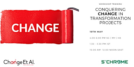 Conquering Change in Transformation Projects Workshop primary image