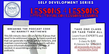 LESSONS 4 LESSONS - SELF DEVELOPMENT SERIES primary image