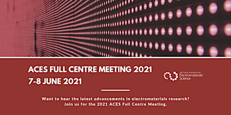 ACES Full Centre Meeting 2021 primary image