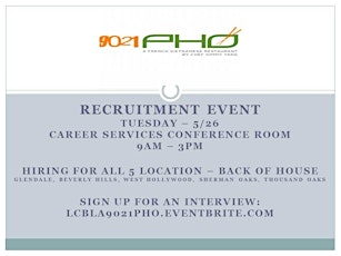 9021pho Recruitment Event primary image