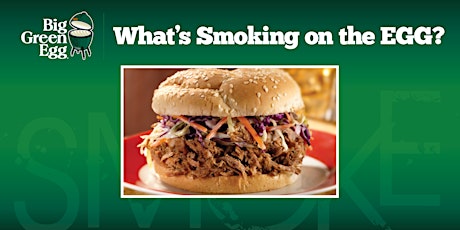 Virtual Big Green Egg Cooking Class on Pork primary image