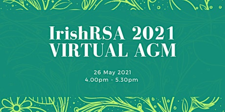 IrishRSA 2021 Virtual AGM primary image