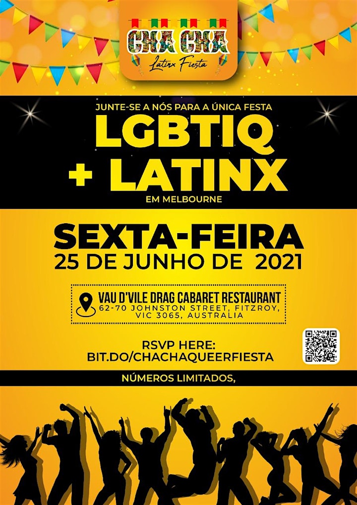 ChaCha Party - Melbourne only Queer Latinx Night - 25 June - LAHRC image