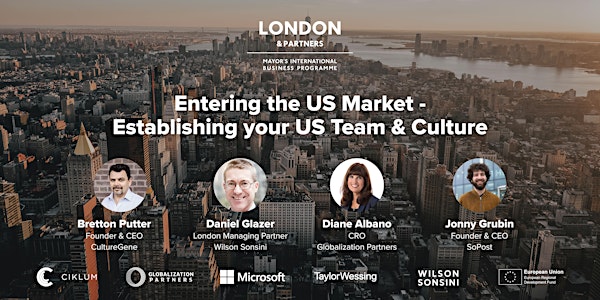 Entering the US Market - Establishing Your US Team & Culture