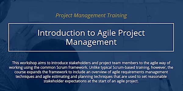Introduction to Agile Project Management [ONLINE]