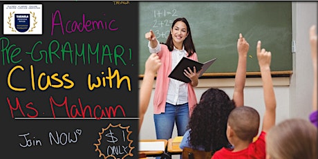Pre-Grammar Course with TAEASLA! (USD $1/class)  (10 classes in total) M primary image
