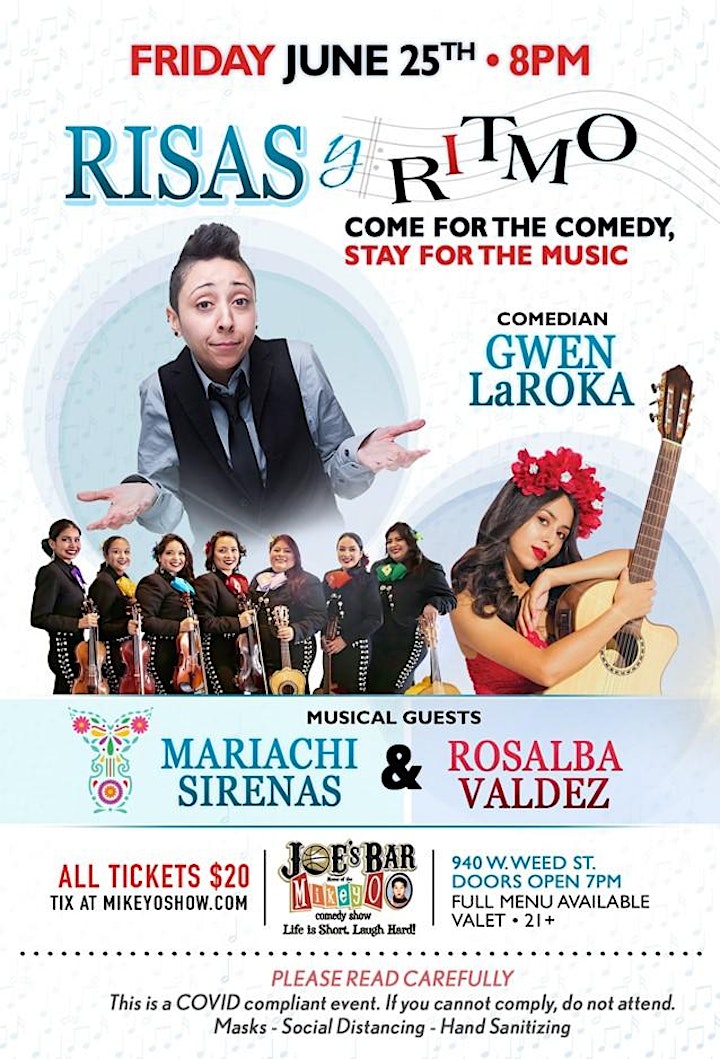 
		Risas Y Ritmo featuring Gwen La Roka, Rosalba Valdez & Mariachi Sirenas image
