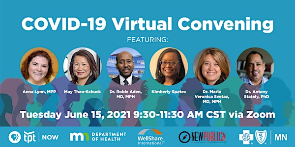 TPT NOW COVID-19 Virtual Convening - Tuesday June 15, 2021 9:30 am