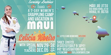 LETICIA RIBEIRO'S MAUI CAMP 2015: PACKAGE DEAL primary image