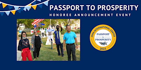 Passport to Prosperity Honoree Announcement primary image