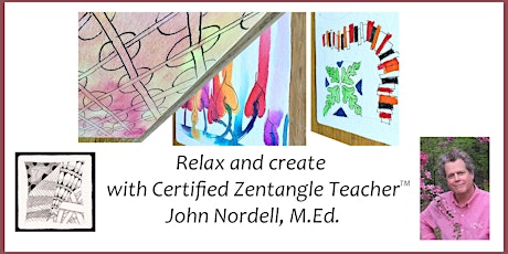 Watertangles!    Explore Zentangle and Watercolor - Test the Waters primary image