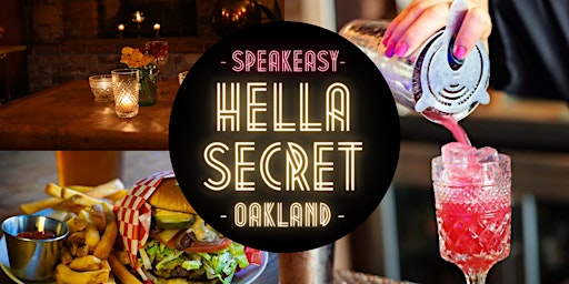 Imagem principal do evento HellaSecret  Speakeasy Comedy & Cocktail Night : Oakland / 2024