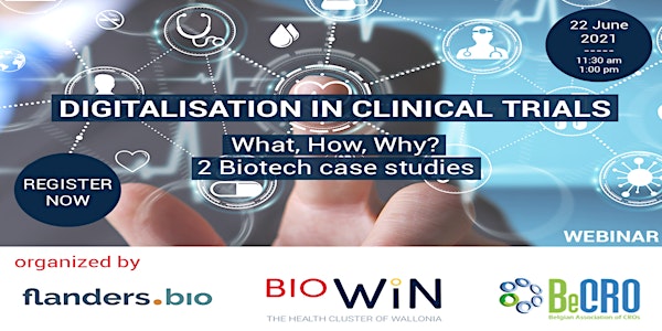 Webinar "Digitalisation in clinical trials: what, how, why?"