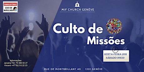 Hauptbild für Culto de missão