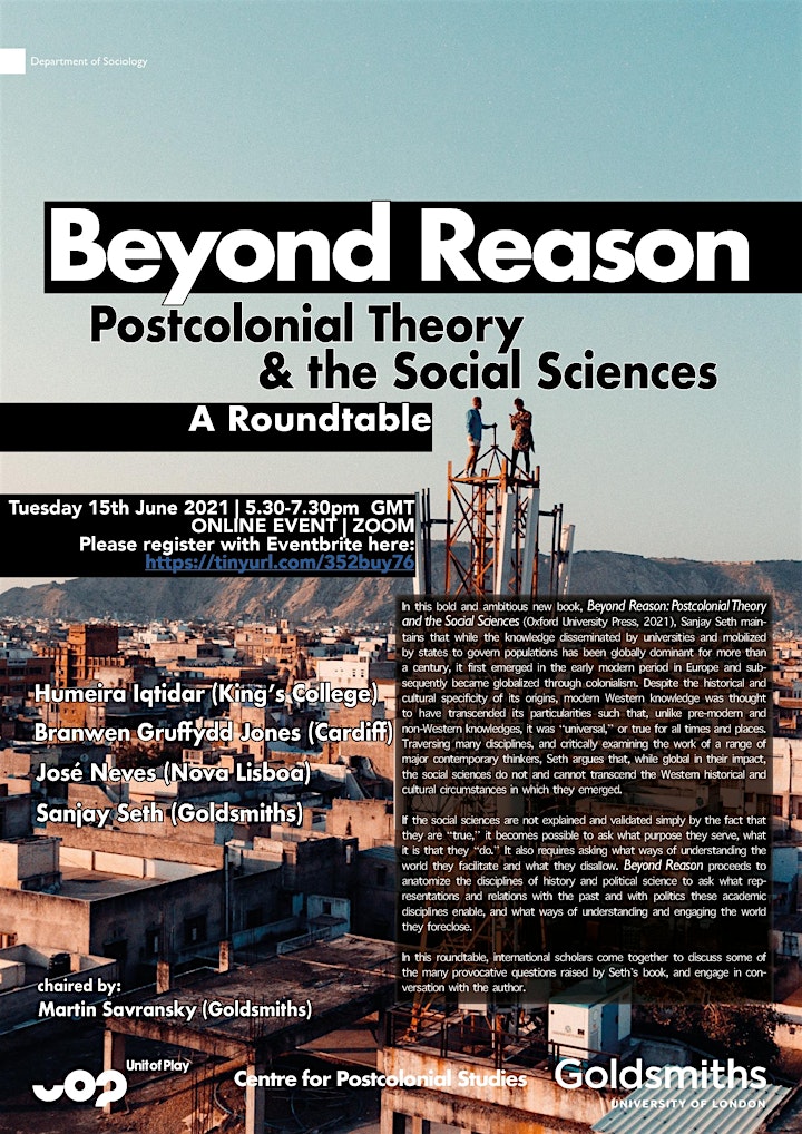 
		Beyond Reason: Postcolonial Theory and the Social Sciences image
