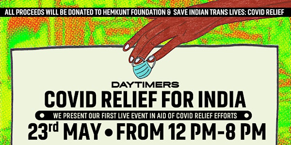 Daytimers: Support for COVID Relief in India