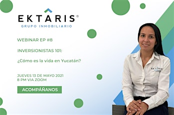 Imagem principal do evento Jueves de Webinar: Grupo Inmobiliario Ektaris