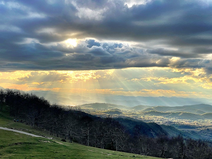 Mountaintop Sunset Yoga Hike image