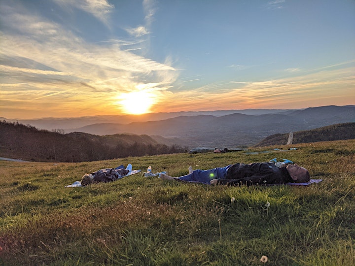 Mountaintop Sunset Yoga Hike image