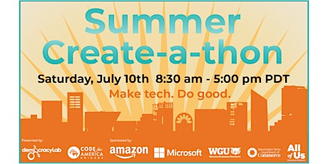2021 Summer Create-a-thon primary image