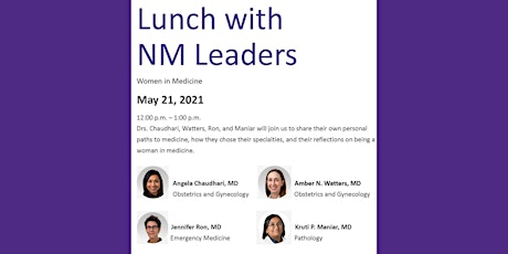 Lunches with NM Leaders: Women in Medicine primary image