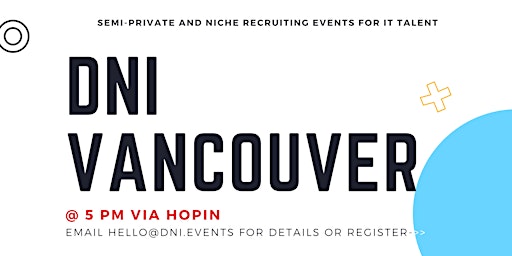 DNI Vancouver Employer Ticket (Developers, PMs, UI/UX), 11/16 (Sold Out) primary image