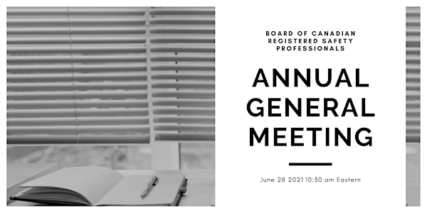 BCRSP Annual General Meeting 2021