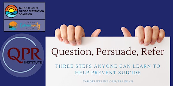 Online & On-Demand - Question Persuade Refer (QPR) Virtual Training