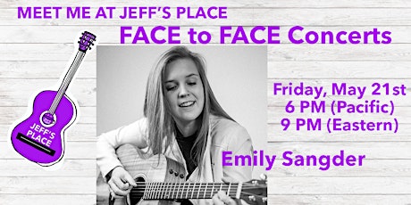 FACE to FACE Concert with EMILY SANGDER primary image