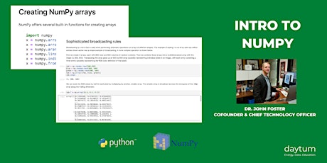 [FREE] Intro to Numpy – Forget the For loops. Use broadcasting primary image