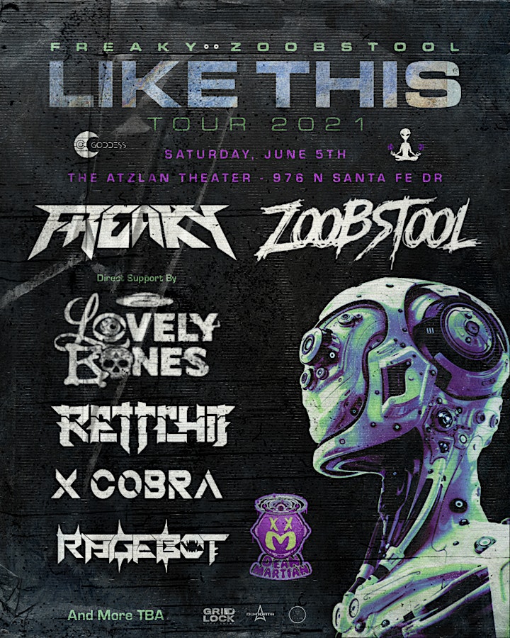 LIKE THIS TOUR: Freaky, Zoobstool, LovelyBones, Rettchit & More image