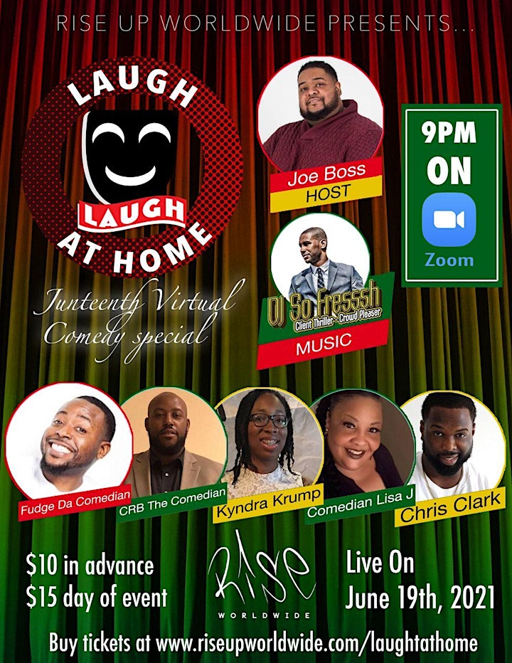 Laugh at Home - Juneteenth Comedy Special image