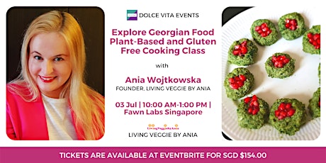 Explore Georgian Food – Plant Based and Gluten Free Cooking Class primary image