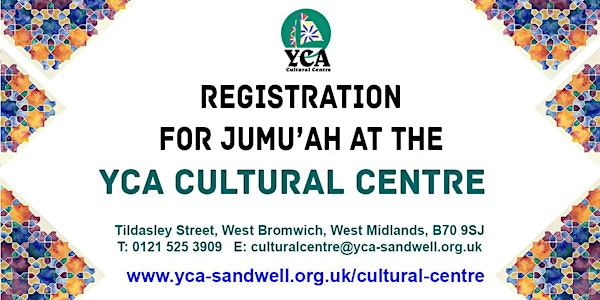 YCA Cultural Centre - Jumu'ah Registration