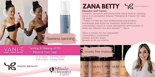 Vani-T Tanning & Makeup Demonstration with Zana Betty