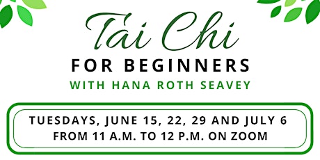 *POSTPONED* Tai Chi for Beginners primary image