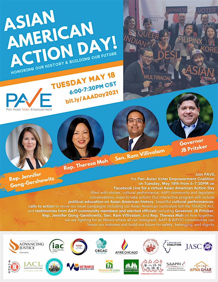 
 2021 Asian American Action Day: Honoring Our History & Building Our Future! image
