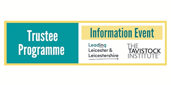 Trustee Programme - Information Event