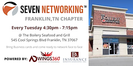 Franklin Weekly Networking: S.E.V.E.N. FRANKLIN, TN CHAPTER primary image