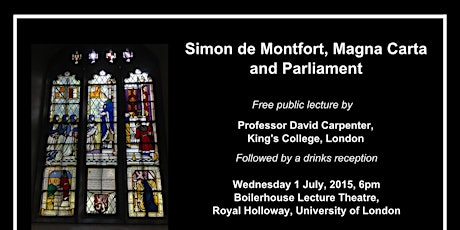 Simon de Montfort, Magna Carta and Parliament - lecture by Prof. David Carpenter primary image