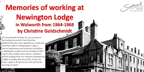 Memories of working at Newington Lodge 1964-68 by Christine Goldschmidt primary image