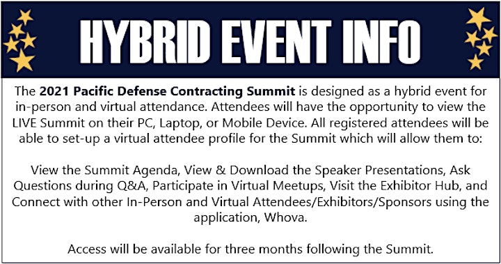 2021 Pacific Defense Contracting Summit image